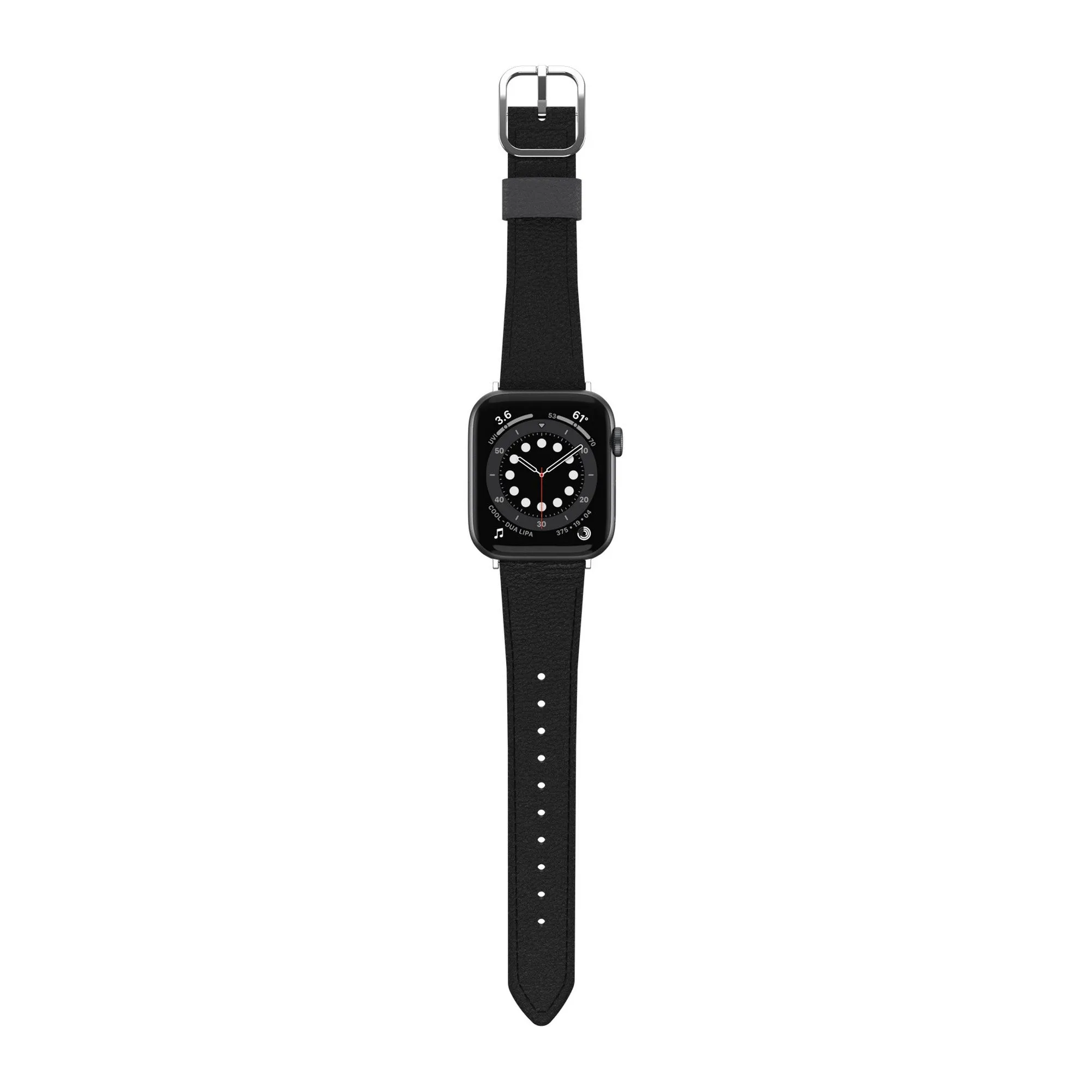 Apple Watch 42/44/45mm Otterbox Cactus Leather Watch Band - Black - Noir Ash - 15-13355