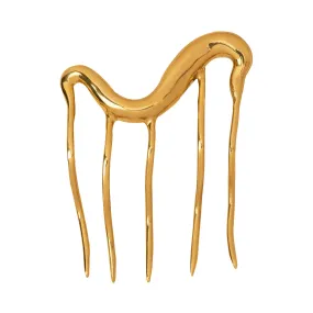 Bellona Hair Comb - Brass