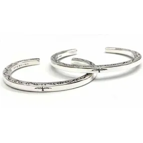 Bird silver couple bangle