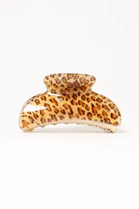 Bobby Hair Clip - Leopard