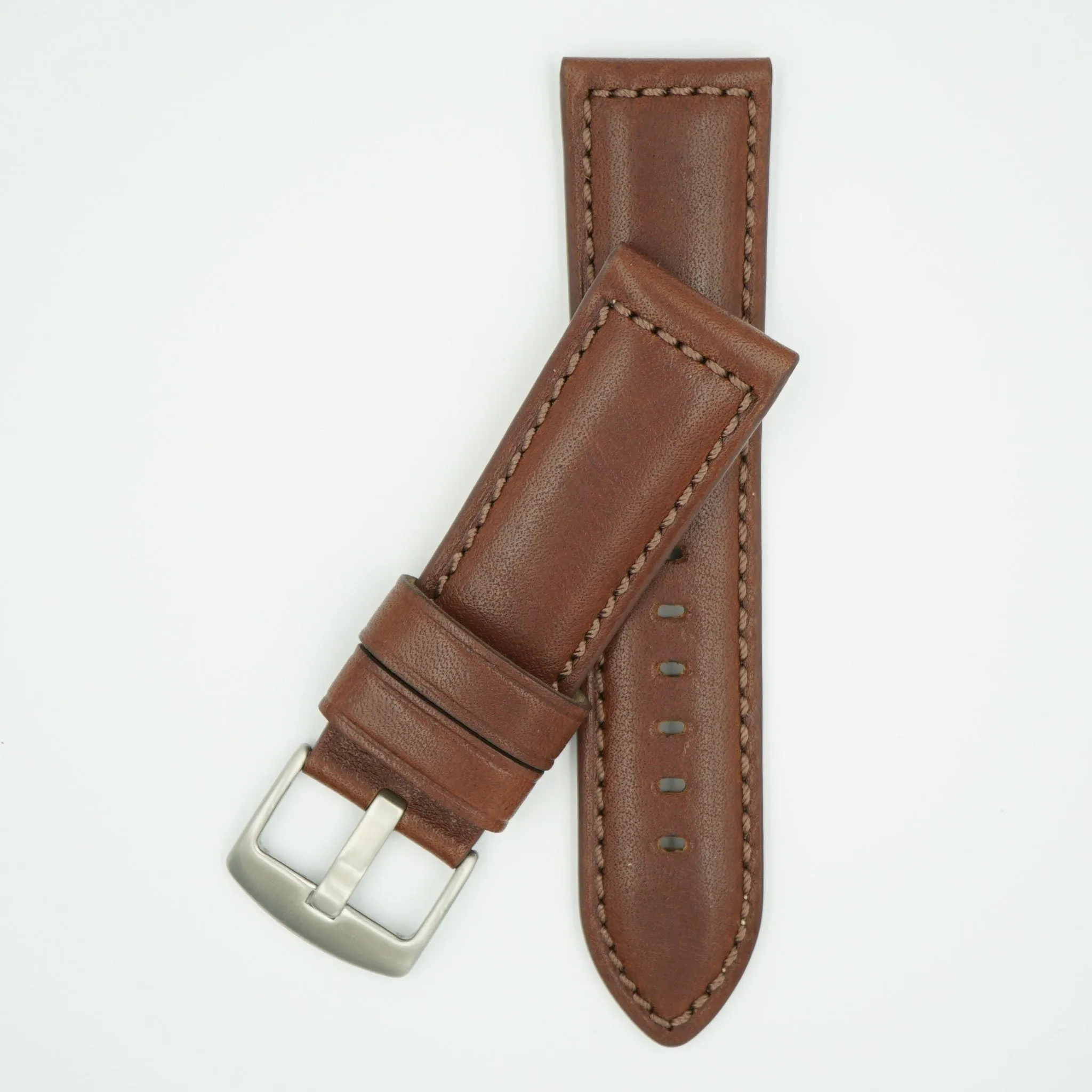 Brown Horween Leather Watch Strap