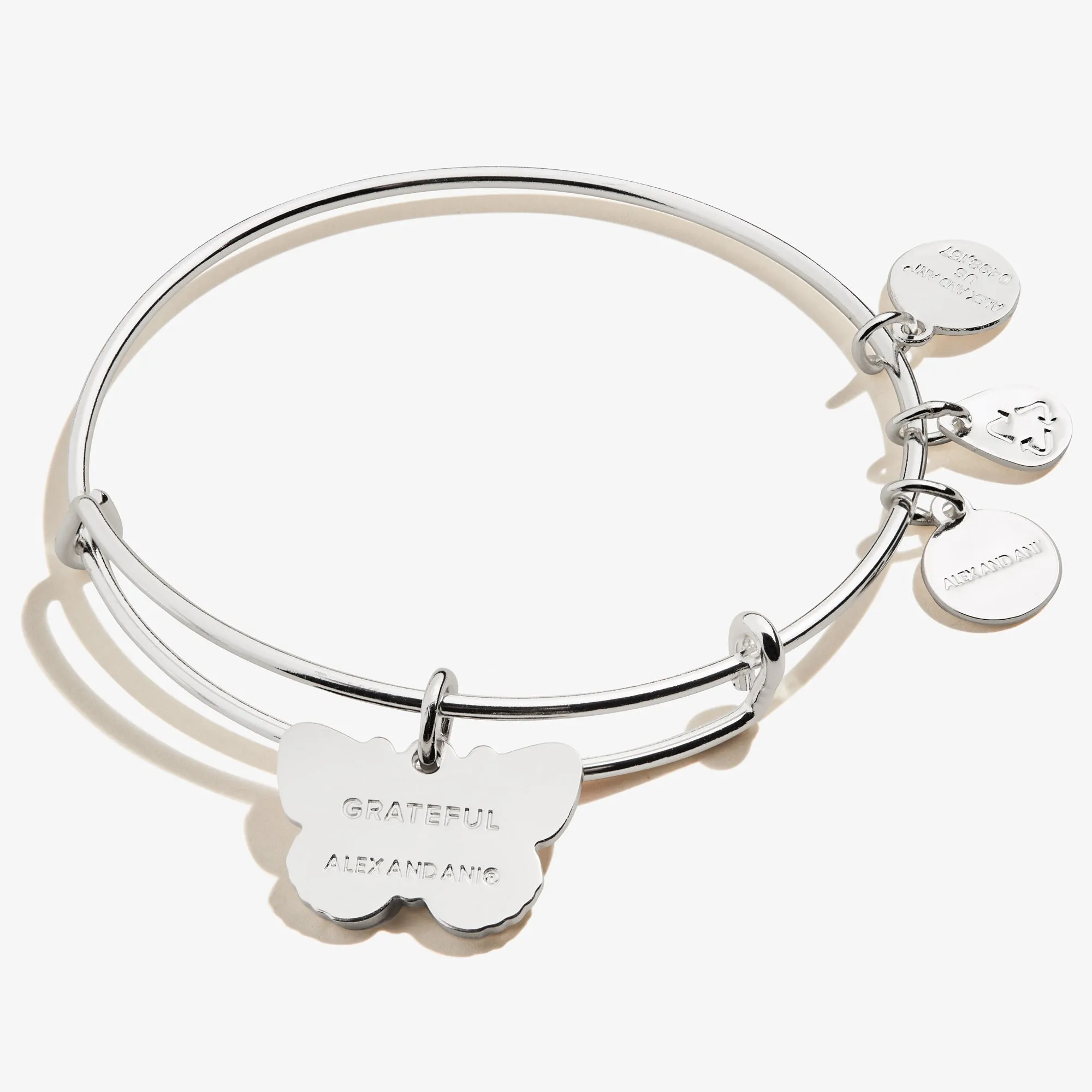 Colotis Danae Butterfly Charm Bangle