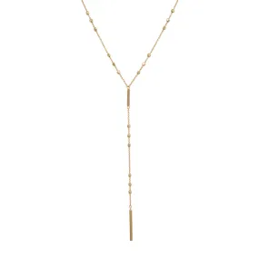 Drop Bar Y-Necklace