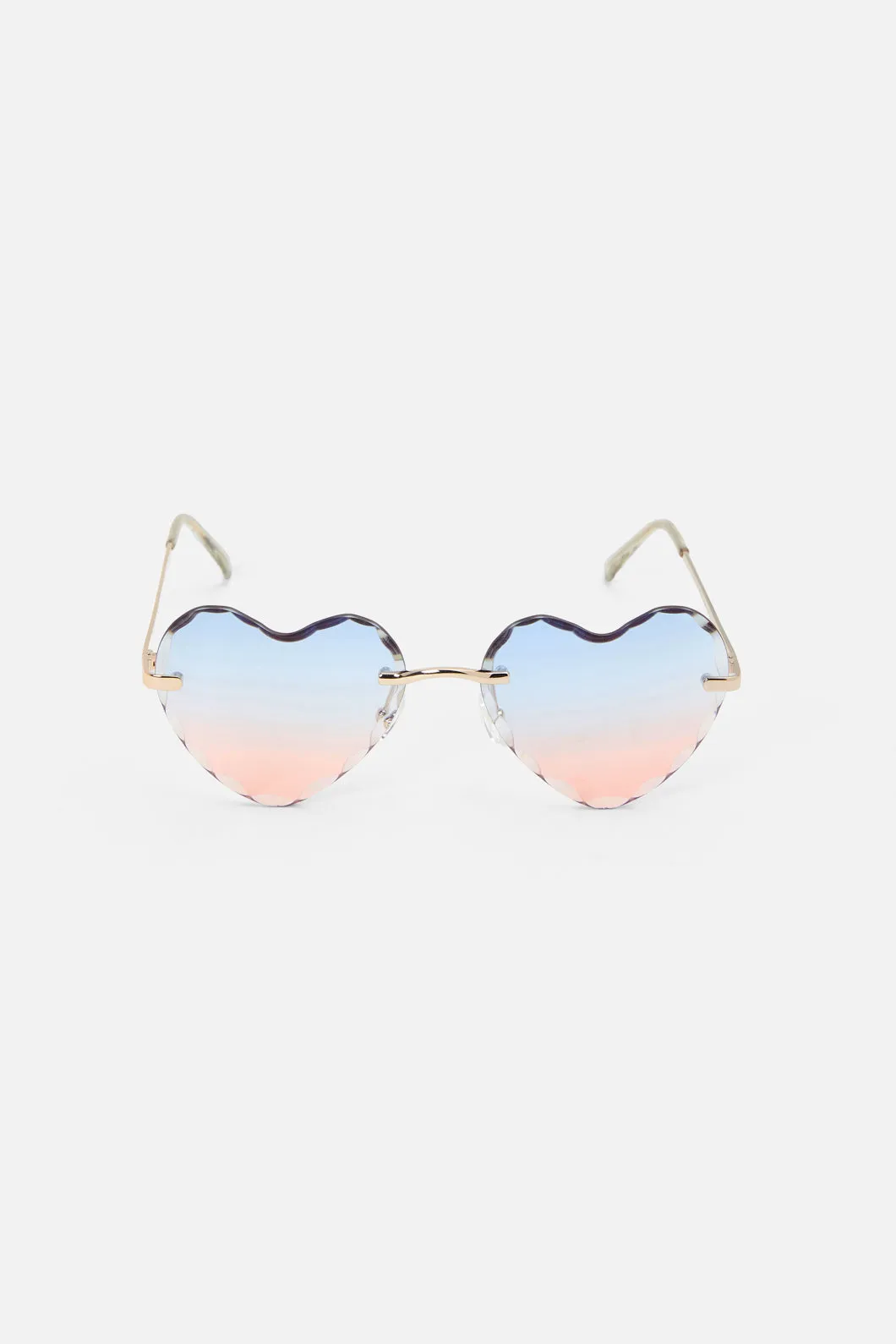 Frameless Heart Sunglasses