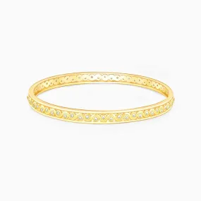 Golden Wavy Bangle