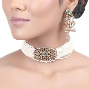 GULUBAND Neevetha KUNDAN CHOKER SET