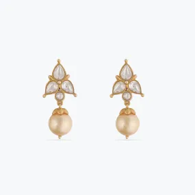 Irya Pearl Silver Drop Earrings