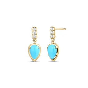 Palace Turquoise Drop Earrings