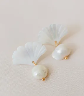 Pamaypay Pearl Drop Earrings