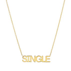 "SINGLE" Linear Necklace