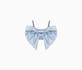 SATIN BOW BRALETTE