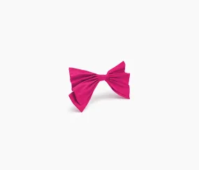 TAFFETA BOW HAIR CLIP FUCHSIA 23AAA0083SYN036U2741