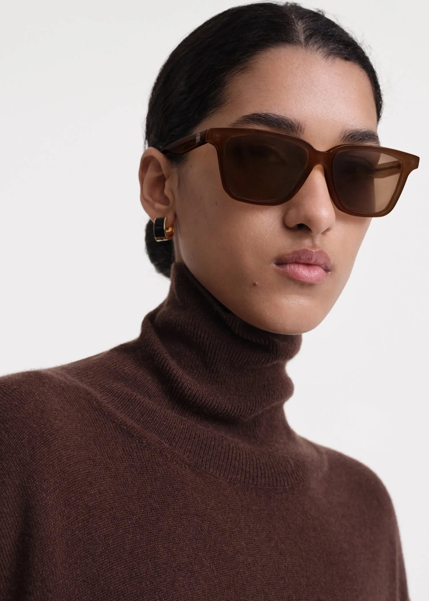 The Squares sunglasses umber